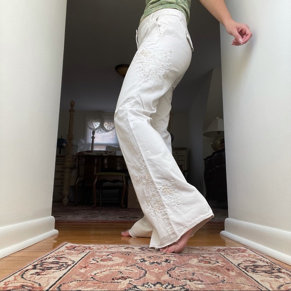 J. Crew Embroidered Distressed Chinos - Picture 14 of 16